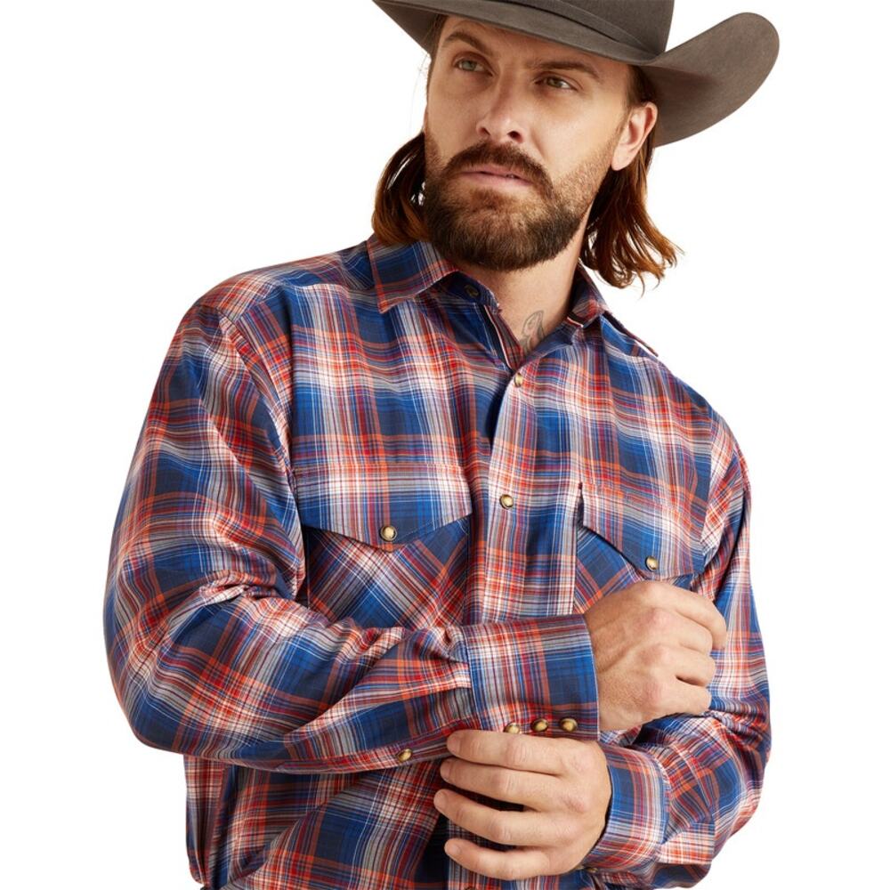 Ariat Men's Pro Presley‎ Classic Pearl Snap Western Button Up Shirt Size Medium